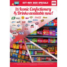 Confectionery & Drinks Available Now!