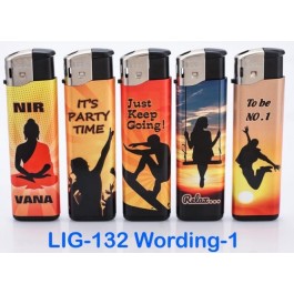 Boom Electric Lighter WORDING-1 50PK