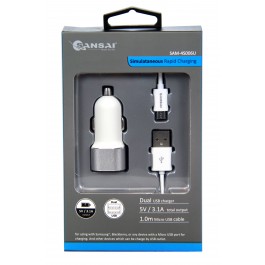 Micro Dual USB 3.1A - Sansai