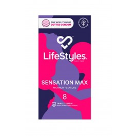 LifeStyles 8pk SENSATION MAX