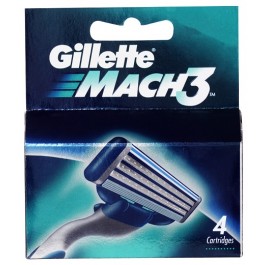 Gillette Mach 3 cartridges pk4