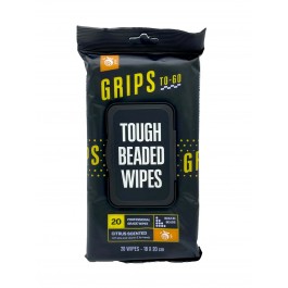 Grips Tough Beaded Wipes 20