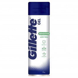 Gillette Shave Gel SENSITIVE Aloe Vera 195g