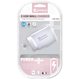 Wall Charger 2 USB 2.4A 2255