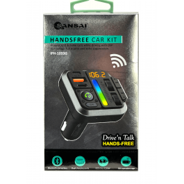 Bluetooth FM Dual QC3.0 +TypeC
