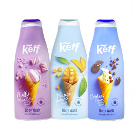 KEFF Body Wash 12pk 500ml