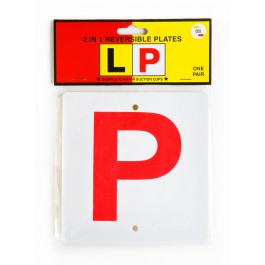 L/P Plate 2 IN 1 QLD,SA,NT,TAS