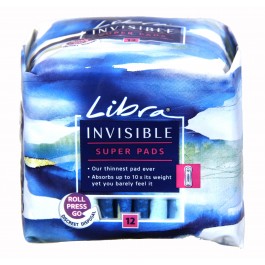 Libra Super Pads Invisible 12pk