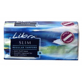 Libra Tampons Reg SLIM Taper 16