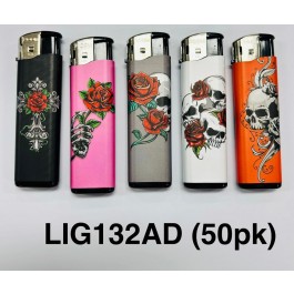 Boom Electric Lighter TATTOO 50PK