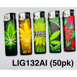 Boom Elec Lighter Leaf3 50PK