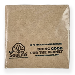 EcoSouLife Cocktail Napkin50PK