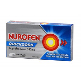 Nurofen Quickzorb 24pk Caplets