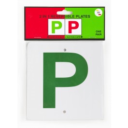 P Plate 2 IN 1 QLD,SA,NT,TAS