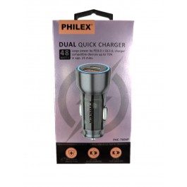 Dual QC 43W USB+Type C PHILEX