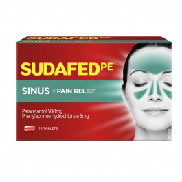 Sudafed Sinus+Pain Relief 10 T