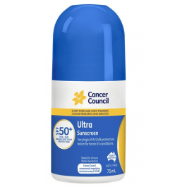 Sunscreen Ultra 50+75ml RollOn