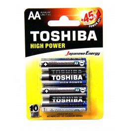 Toshiba Alkaline AA4PK