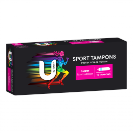 U By Kotex Tampons Sport SUPER 16PK