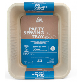 EcoSouLife Party Trays 5PK