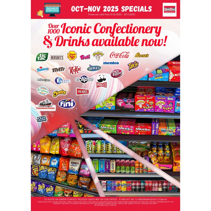 Confectionery & Drinks Available Now!