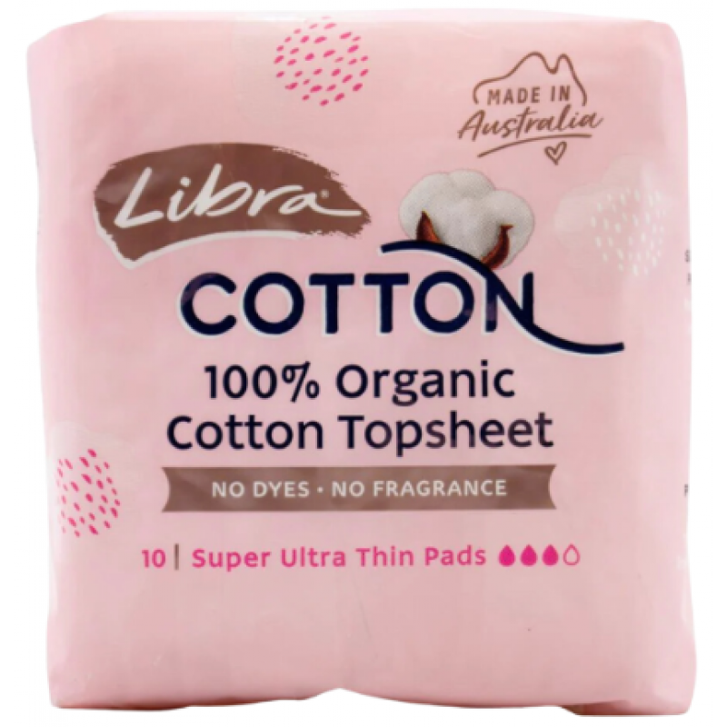 Libra Pads COTTON U/Thin 10PK