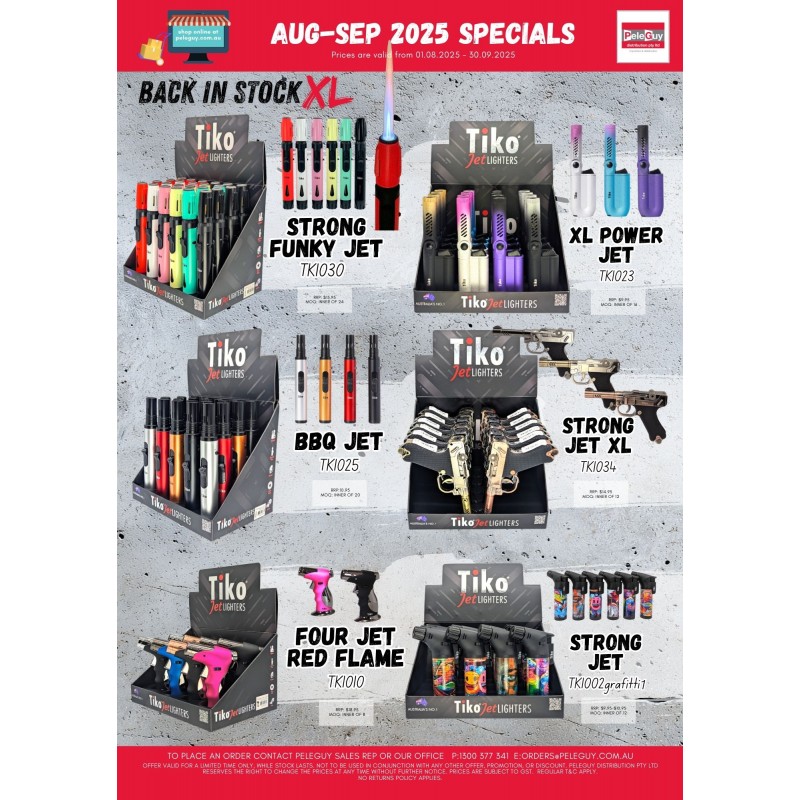 Tiko Jet Lighters