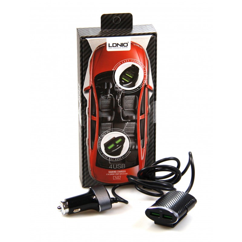 4 USB 5.1A Sharing Charger