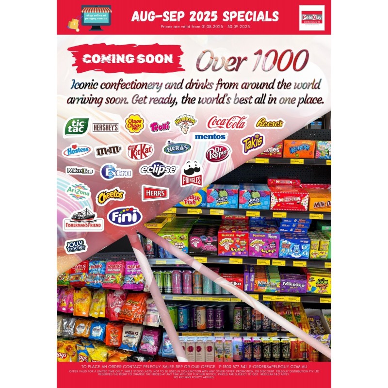 Confectionery & Drinks Coming Soon!