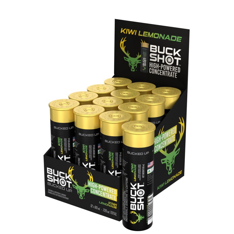 BUCK SHOT High-powered concentrate KIWI LEMONADE 60ml 12pk