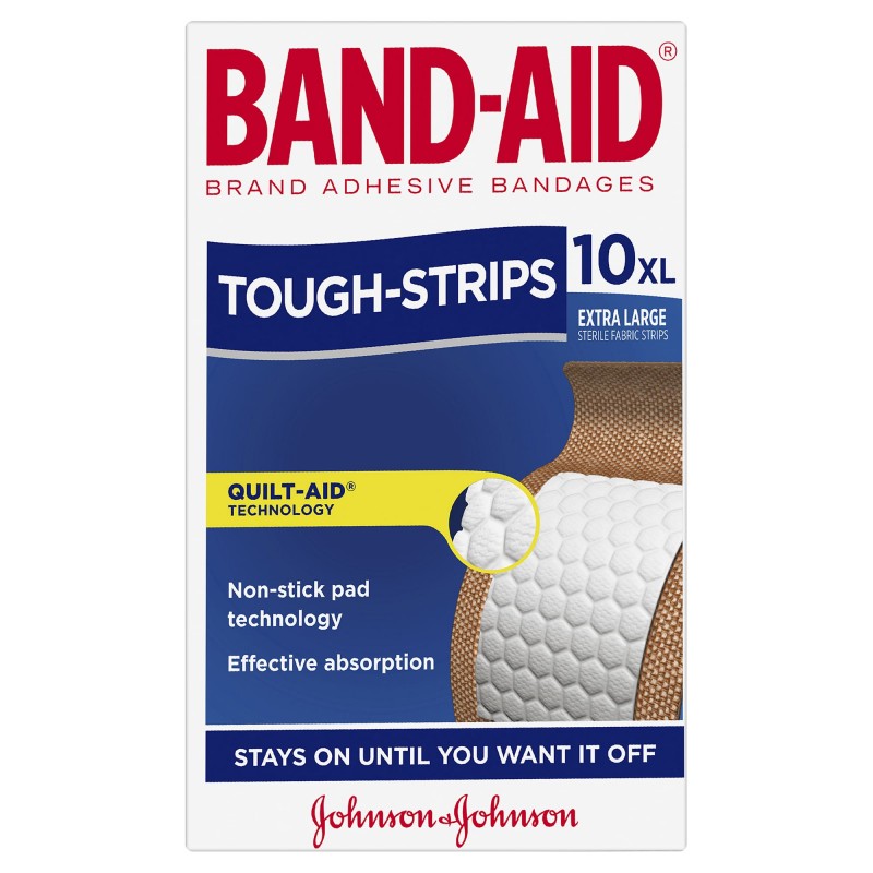 Band-Aid TOUGH-STRIPS XL 10pk