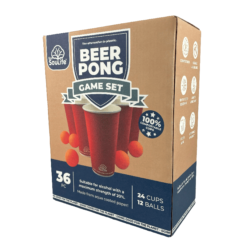 EcoSouLife BEER Pong Set 36PC