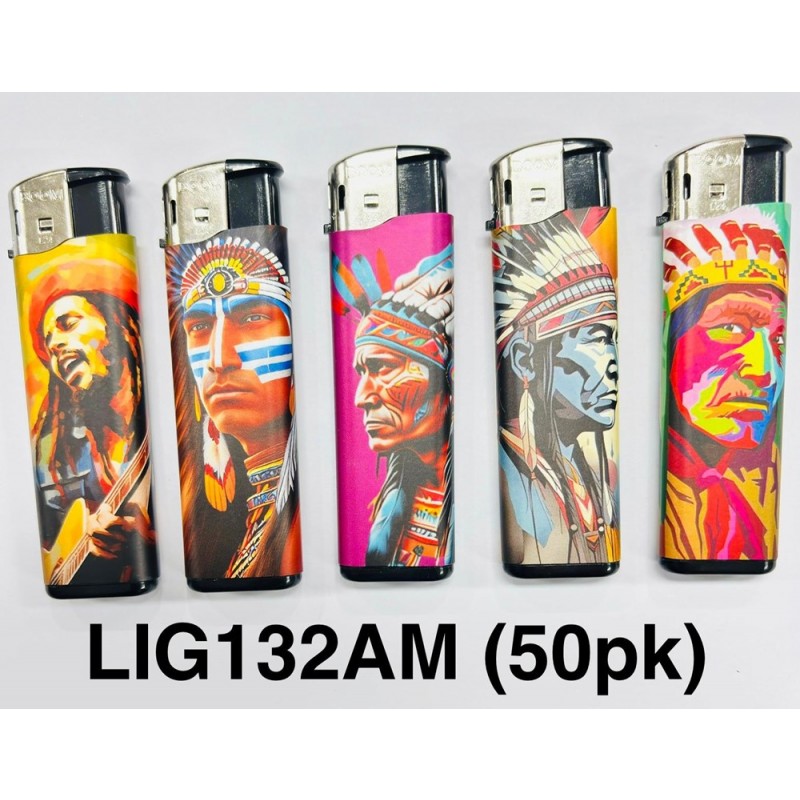 Boom Electric Lighter AMERICAN 50PK