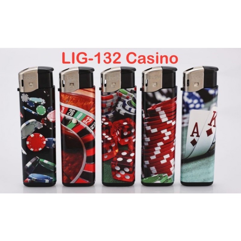 Boom Electric Lighter CASINO 50PK