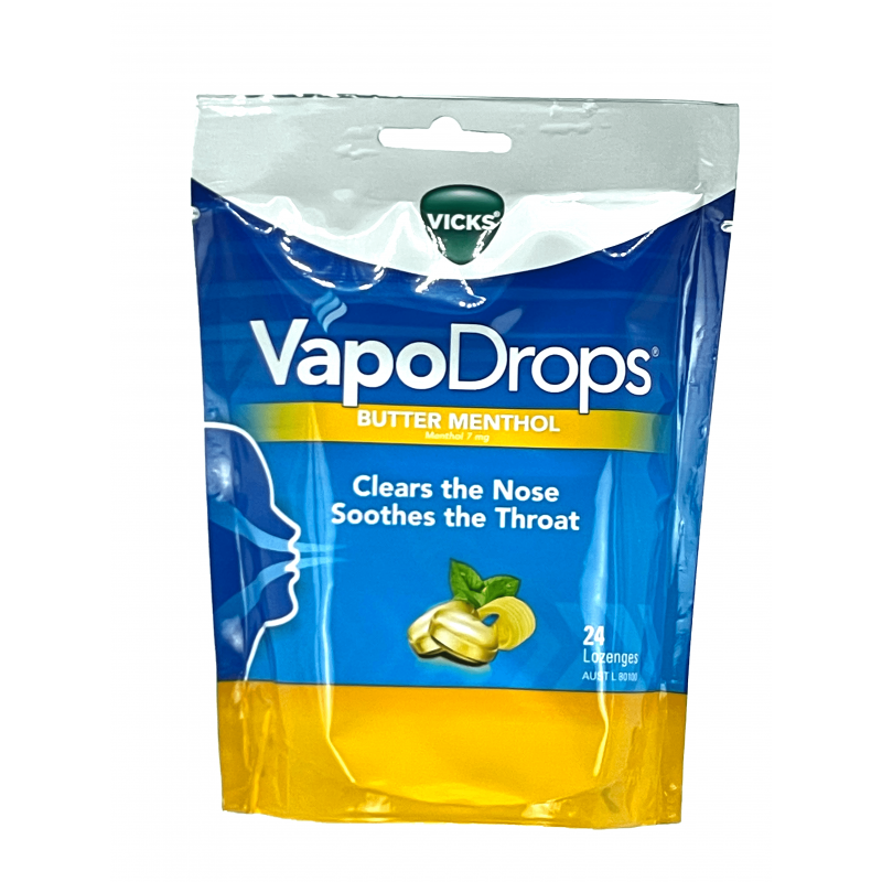 Vicks VapoDrops BUTTER 24loz