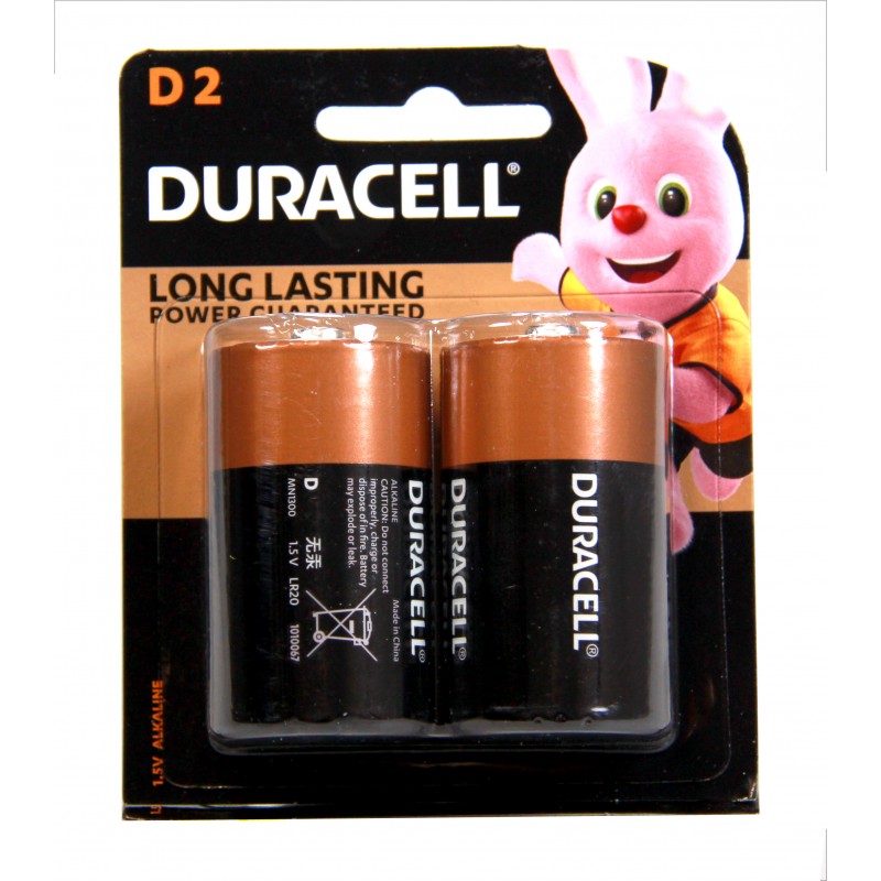 Duracell D Size 2PK