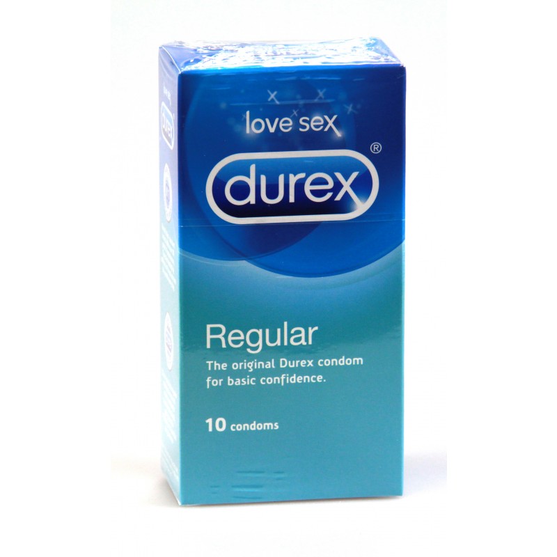 Durex 10pk Regular