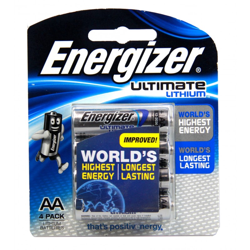 Energizer Ultim Lithium AA 4pk