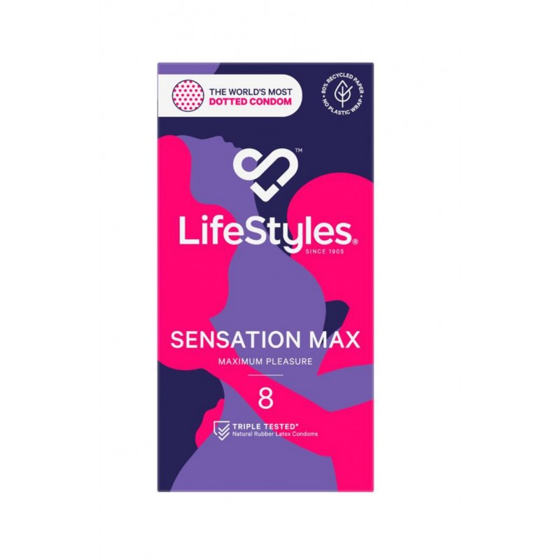 LifeStyles 8pk SENSATION MAX