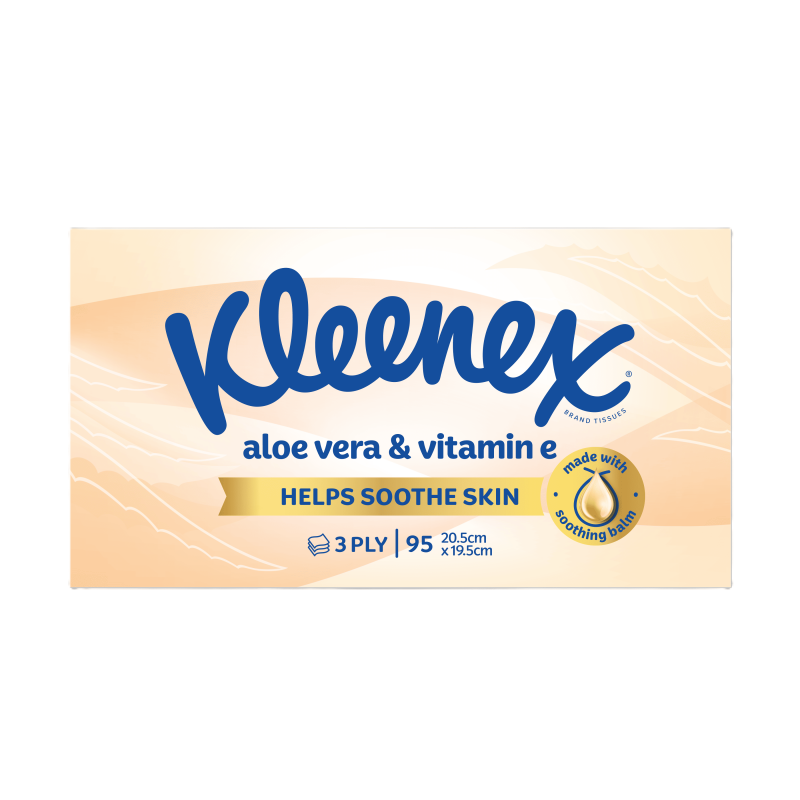 KLEENEX Everyday Aloe Vera & Vitamin E 95 Tissues