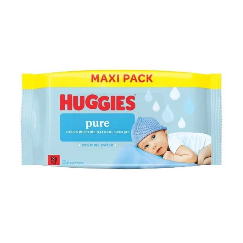 Huggies Pure 60pk