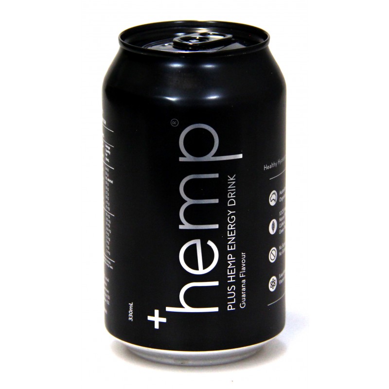 Hemp +Hemp Energy Drink 12cans PeleGuy Distribution Pty Ltd 1300 377 341