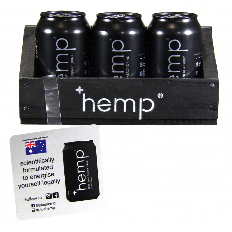 Hemp +Hemp Energy Drink 12 Cans