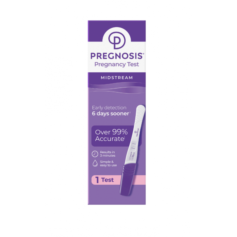 PREGNOSIS Pregnancy Test Midstream 1pk