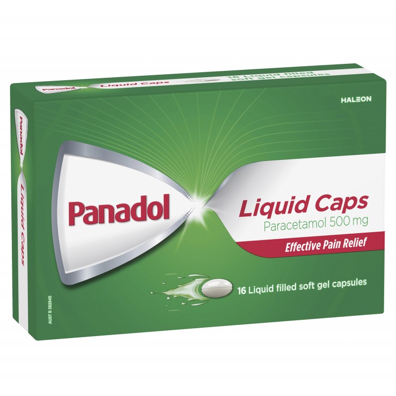Panadol Liquid 16 Caplets