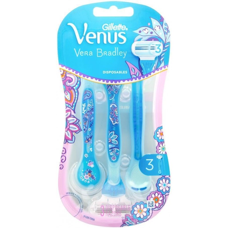 Gillette VENUS Women Razor 3pk Vera Bradley