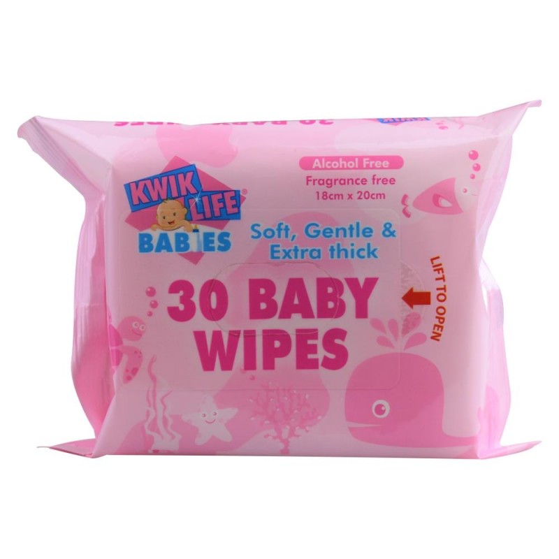 Baby Wipes 30pk PINK
