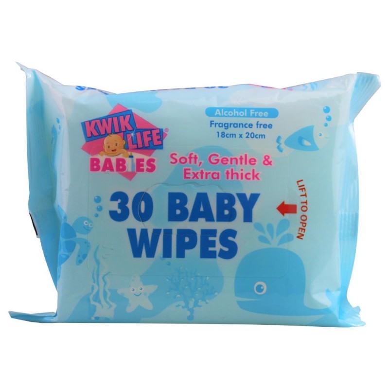 Baby Wipes 30pk BLUE