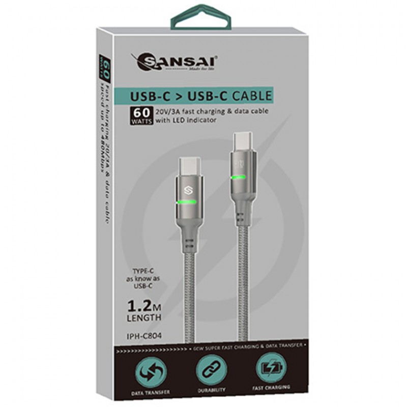 USB-C > USB-C Cable Soft LED Light