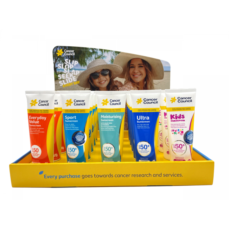 Sunscreen Display 25pcs MIX 